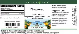 Flaxseed Vanilla Flavor
