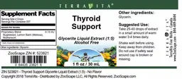 Label for Thyroid Support