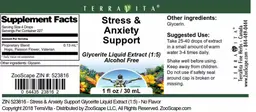 Label for Stress & Anxiety Support
