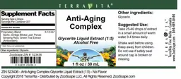 Label for Anti-Aging Complex