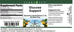 Label for Glucose Support