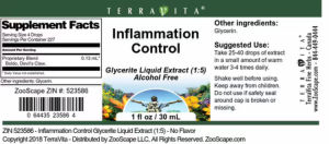 Label for Inflammation Control