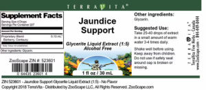 Label for Jaundice Support