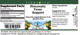 Label for Rheumatic Fever Support