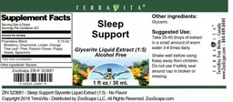 Label for Sleep Support