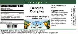 Label for Candida Complex
