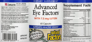 Label for Advanced Eye Factors