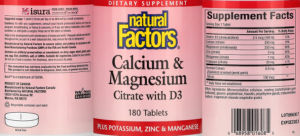 Calcium & Magnesium Citrate with D3