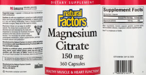 Magnesium Citrate 150 mg
