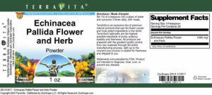 Echinacea Pallida Flower and Herb Powder