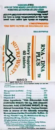 Label for RNA-DNA Plus