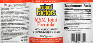 MSM Joint Formula