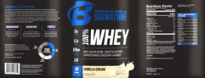 100% Whey Vanilla Cream
