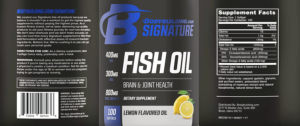 Fish Oil Lemon Flavored Oil