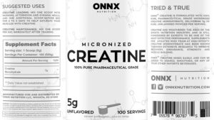 Creatine 5 g Unflavored