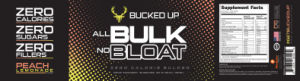 All Bulk No Bloat Peach Lemonade Flavor