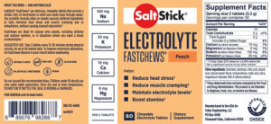 SaltStick Electrolyte Fashtchews Peach