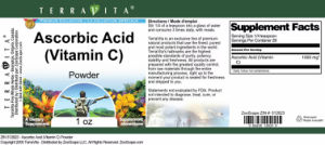Ascorbic Acid (Vitamin C) Powder