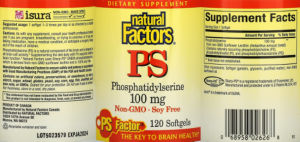 PS Phosphatidylserine 100 mg