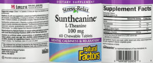 Suntheanine L-Theanine 100 mg