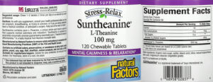 Suntheanine L-Theanine 100 mg