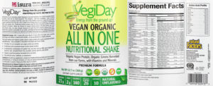 Vegan Organic All in One Nutritional Sha