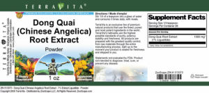 Dong Quai (Chinese Angelica) Root Extrac