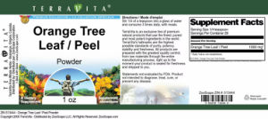 Orange Tree Leaf/Peel Powder