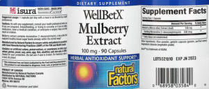 WellBetX Mulberry Extract 100 mg