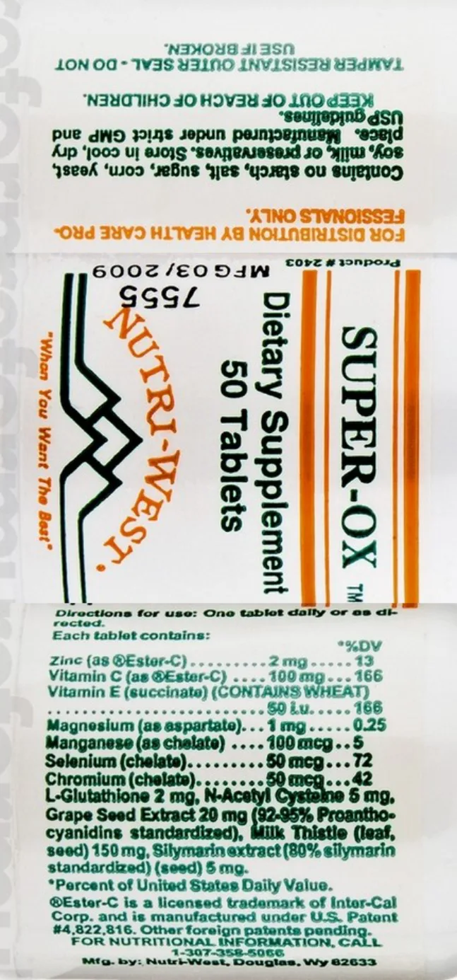 Label for Super-Ox