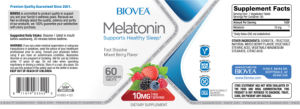 Melatonin 10 mg Mixed Berry Flavor