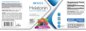 Melatonin 5 mg Mixed Berry Flavor