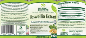 Boswellia Extract 500 mg