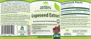 Grapeseed Extract 250 mg