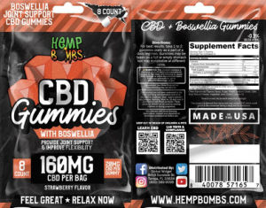 CBD Gummies 20 mg Strawberry Flavor