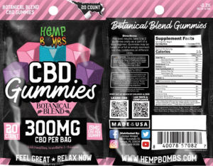 CBD Gummies Botanical Blend 15 mg
