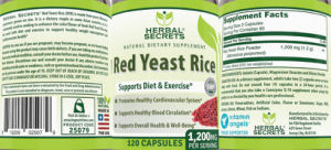 Red Yeast Rice 1,200 mg