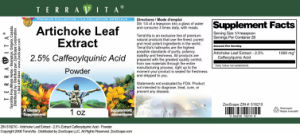 Artichoke Leaf Extract 2.5% Caffeoylquin