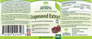 Grapeseed Extract 400 mg