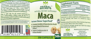 Maca 500 mg