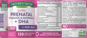 Ultra Prenatal Vitamins & Minerals + DHA
