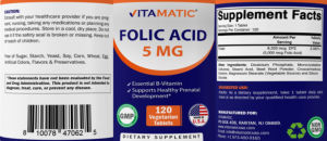 Folic Acid 5 mg