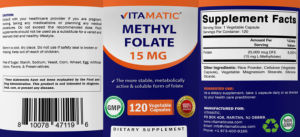 Methyl Folate 15 mg