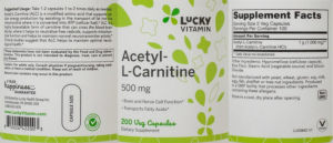 Acetyl-L-Carnitine 500 mg