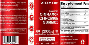Sugar-Free Cinnamon Chromium Gummies Nat