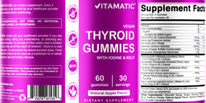 Thyroid Gummies Natural Apple Flavor