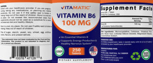 Vitamin B6 100 mg