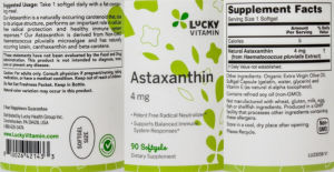 Astaxanthin 4 mg