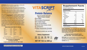 Protein Balance Natural Vanilla Flavored