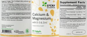 Calcium & Magnesium with D-3 & Zinc